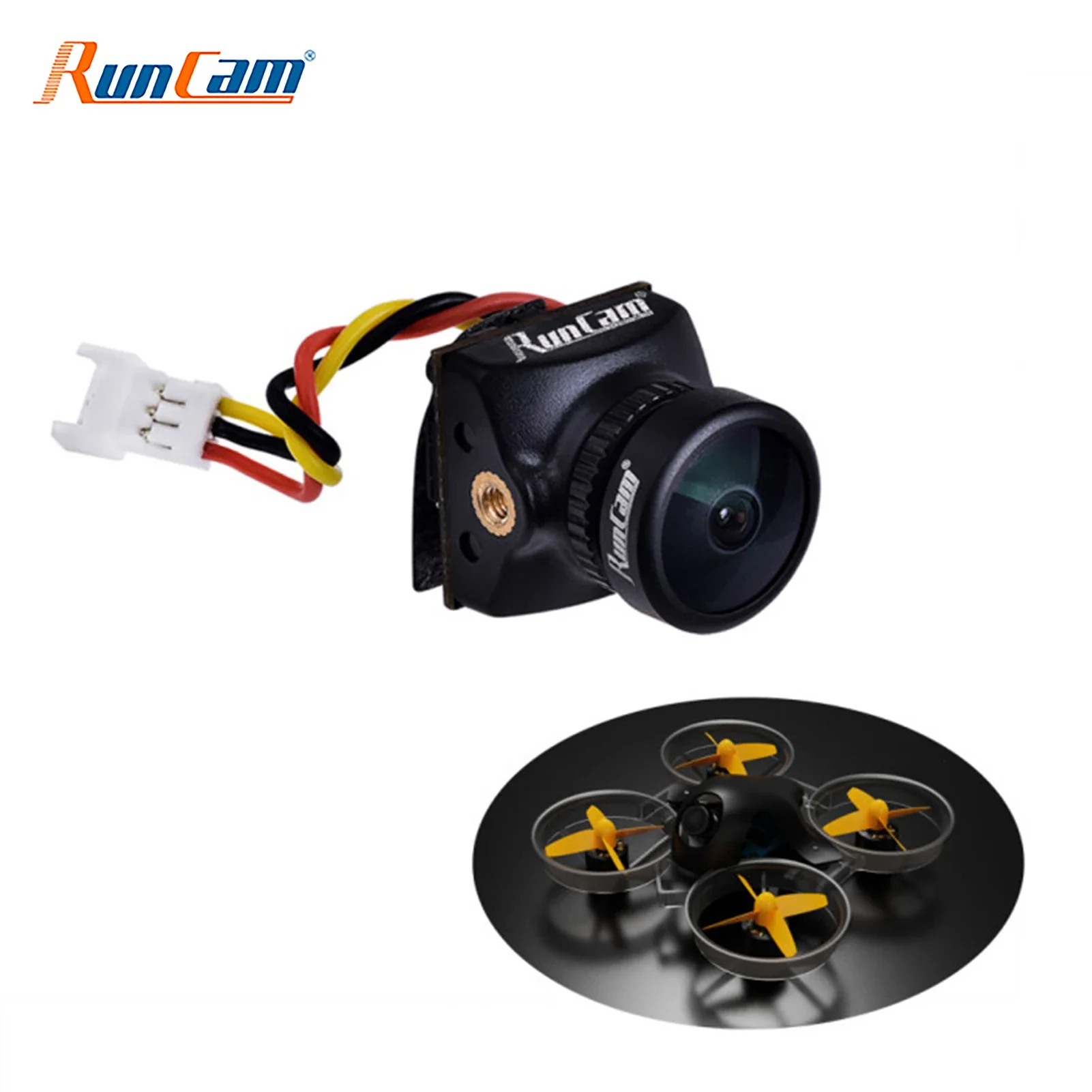 

RunCam Nano2 FPV Camera 700TVL CMOS NTSC Mini for Freestyle Tinywhoop Cinewhoop Drone Nano Size 14*14