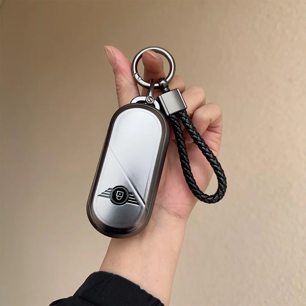 Grey TPU Car Fob Key Case Cover Protector For Bmw Mini Countryman Cooper One J01 J05 U25 F65 F66 2023 2024 Remote Accessories - view 5