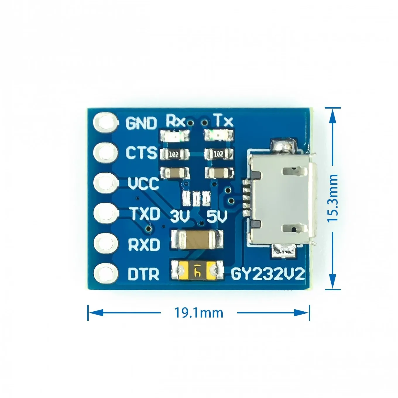 FT232RL FT232 USB TO TTL 5V 3.3V Download Cable To Serial Adapter Module USB TO 232 GY232V2 MICRO FT232RL USB