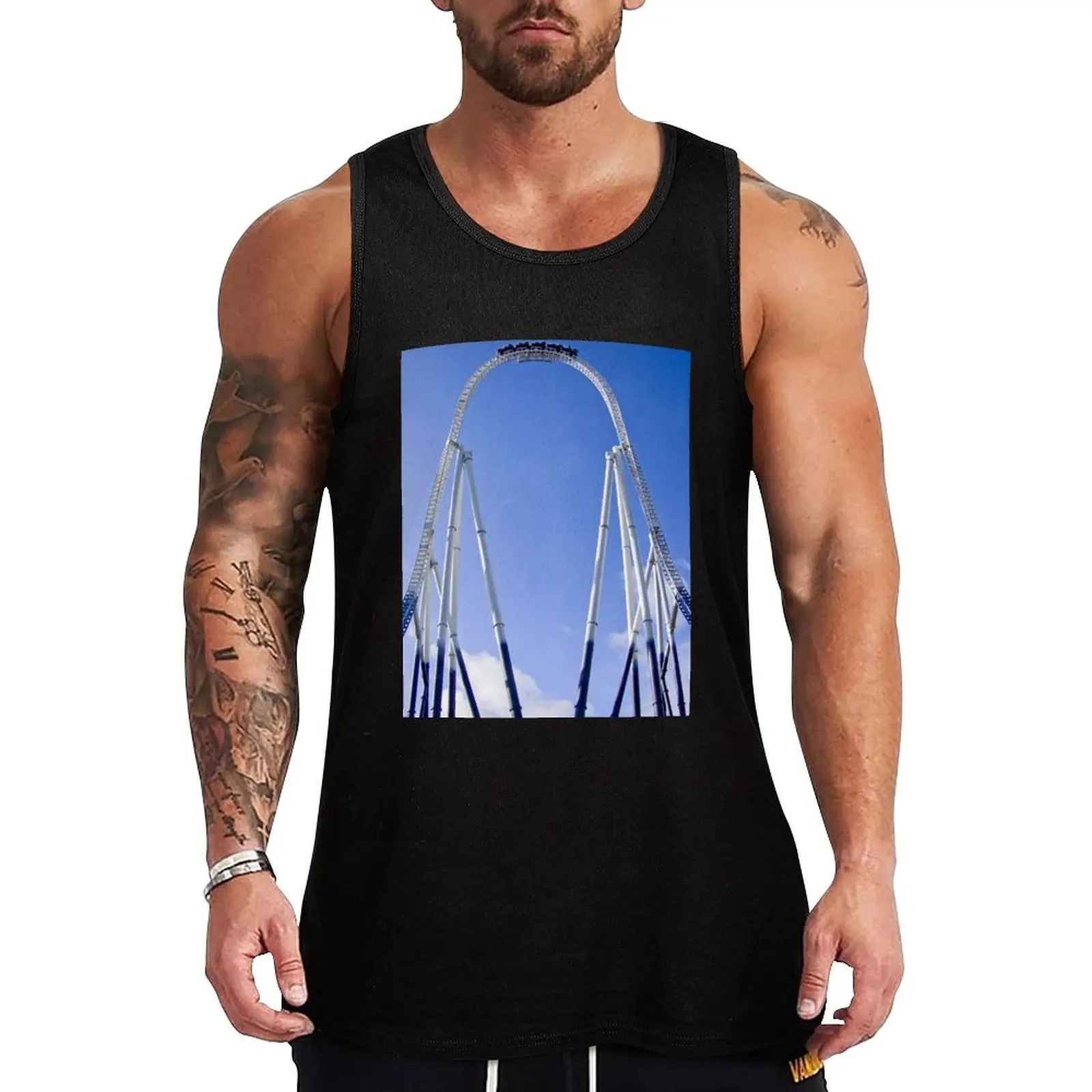 Stealth - Thorpe Park Tank Top Men's gym t-shirt T-shirt for fitness gym for men summer clothes man 2025