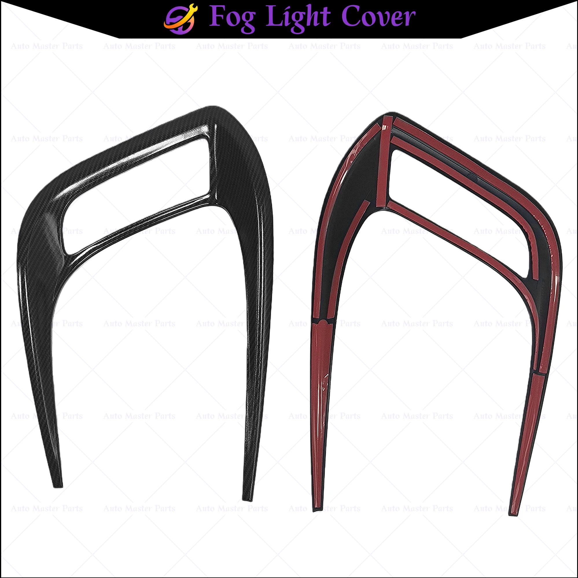 

Car Front Fog Light Cover Surround Lamp Frame Stickers Lampshade Part ABS Decoration For Suzuki Vitara 2016 2017 2018 2019 2020
