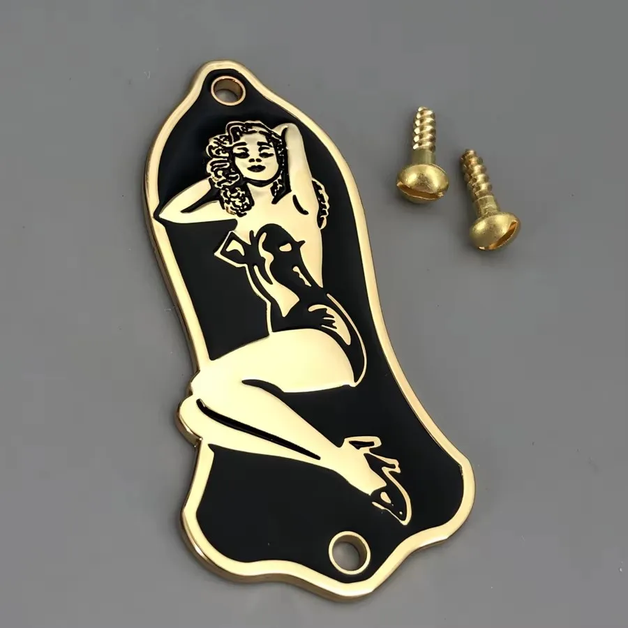 Truss Rod Metal Cover voor Gibson Lespaul Gitaar Goed Gitaaraccessoires Goud