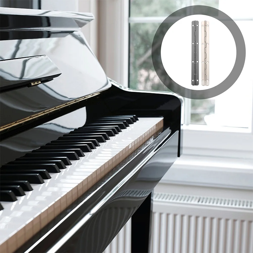 

6pcs Long Hinges For Wooden Box Heavy Duty Piano Hinge 180 Degree Smooth Silent Operation For Cabinet Chest Furniture Diy Crafts