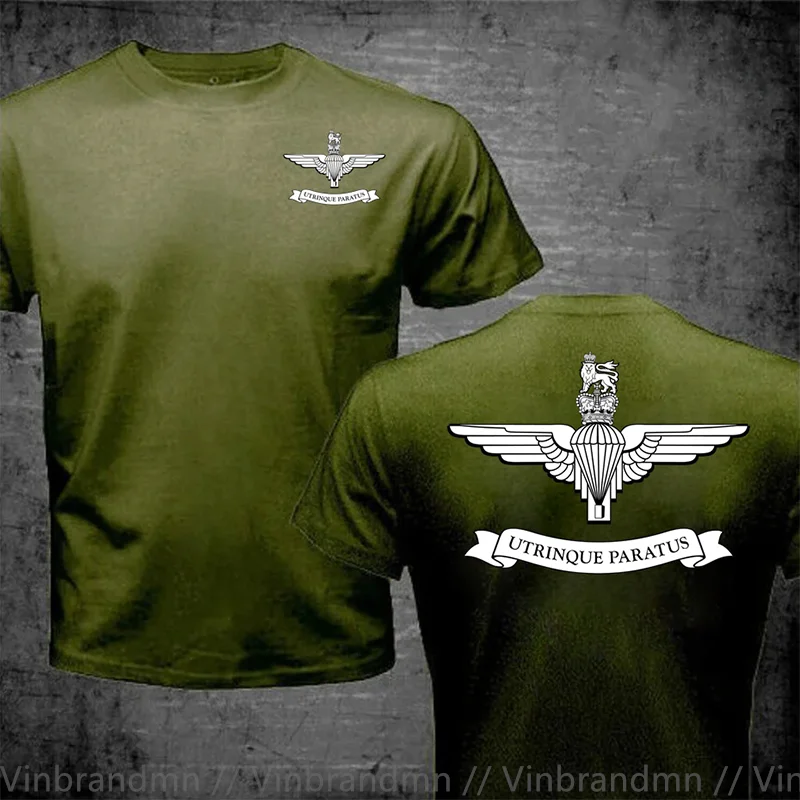 British Army Para T-Shirt UK Military Army Logo Of the Parachute Regiment Paratrooper Airborne T Shirt Men Plus Size S-6XL Shirt