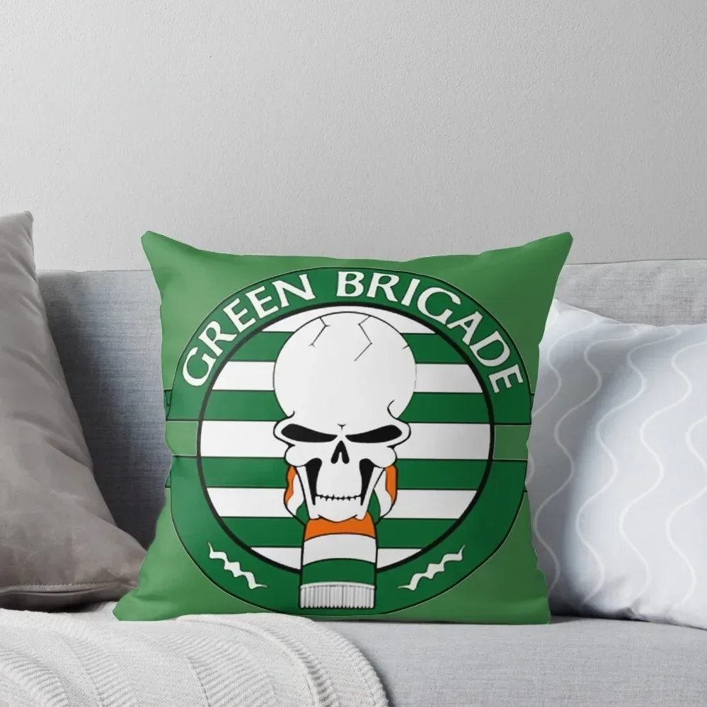 Green Brigade Throw Pillow christmas cushions covers pillow cover christmas Luxury Pillow Cover Cushion Cover For Sofa