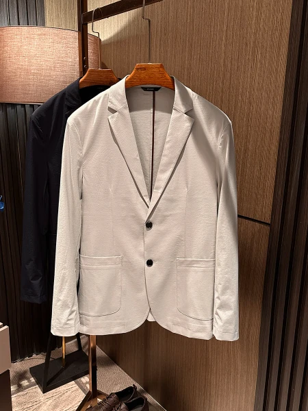 

Высококачественный повседневный мужской однотонный пиджак: новая весенняя коллекция, модный городской стиль, мягкий, с длинным рукавом, приталенный крой, для взрослых.