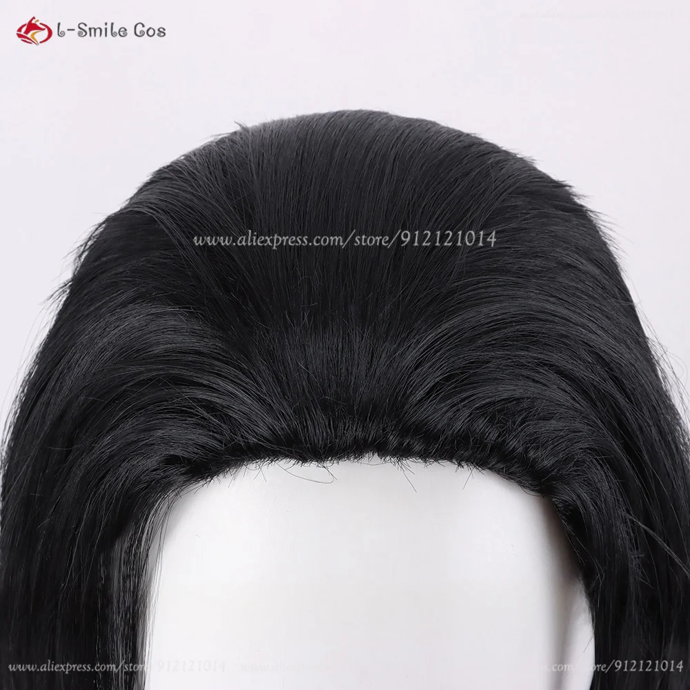 Anime Nico Robin Cosplay Wig Long Black Wig Miss Allsunday Nico Wigs Heat Resistant Synthetic Hair Women Halloween + Wig Cap