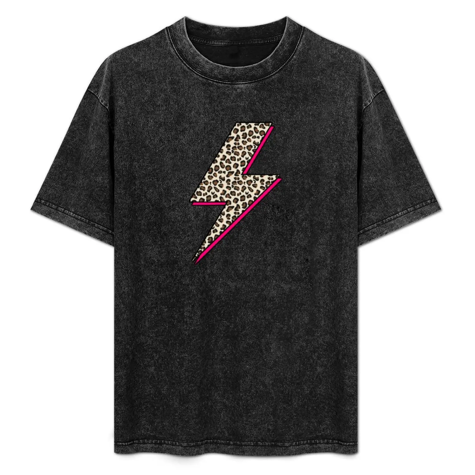 

cheetah print lightning bolt T-Shirt custom t-shirts vintage graphic t shirt vintage new edition mens t shirts pack