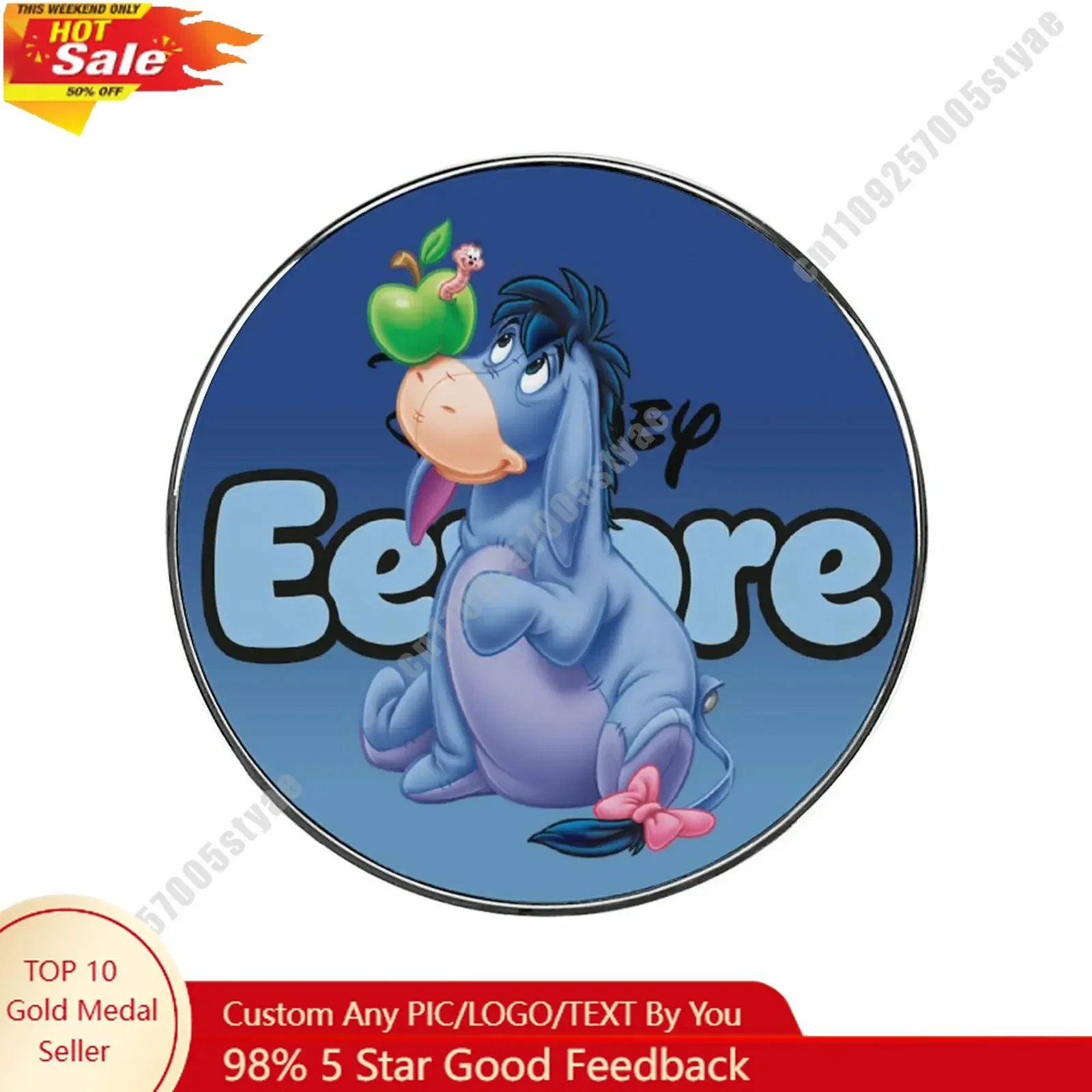 

Eeyore Refrigerator Magnets Disney Themed Creative Custom Design Personalize Your Photo Text Cartoon Toy Home Decoration