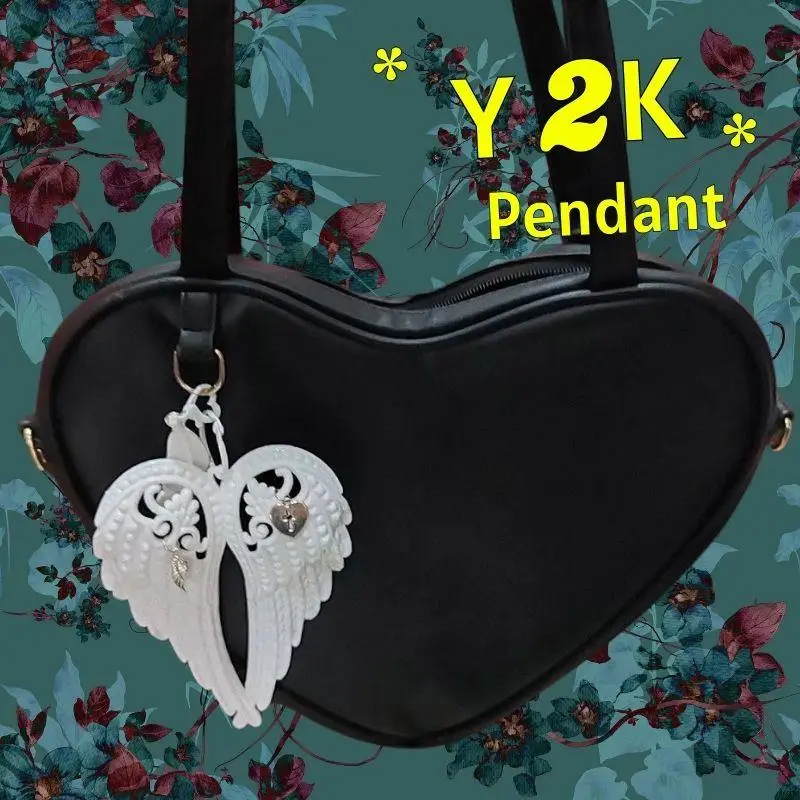 Wings Shape Carabiner Acrylic Keychain