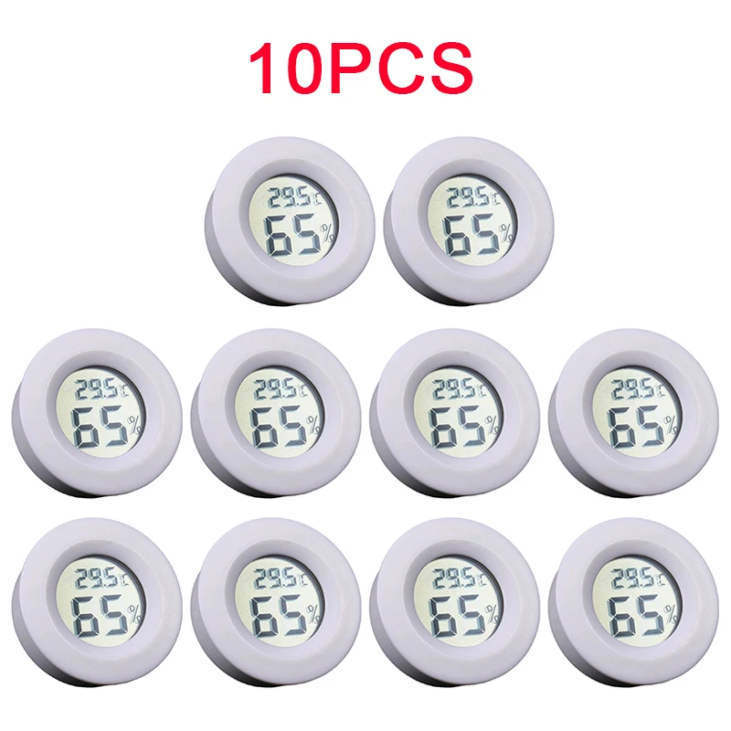 4-Pack LCD Thermometer Hygrometer 7