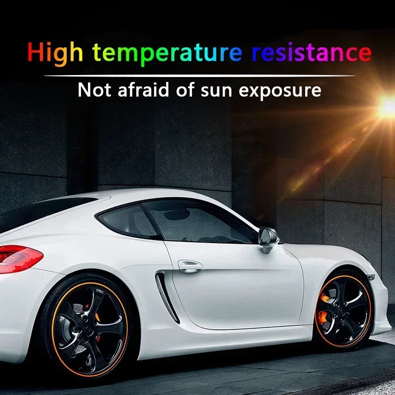 8M Car Rim Protect Strip Wheel Edge Protector Bright Matte Car Wheel Sticker Wheel Rim Decorative Strip Car Styling