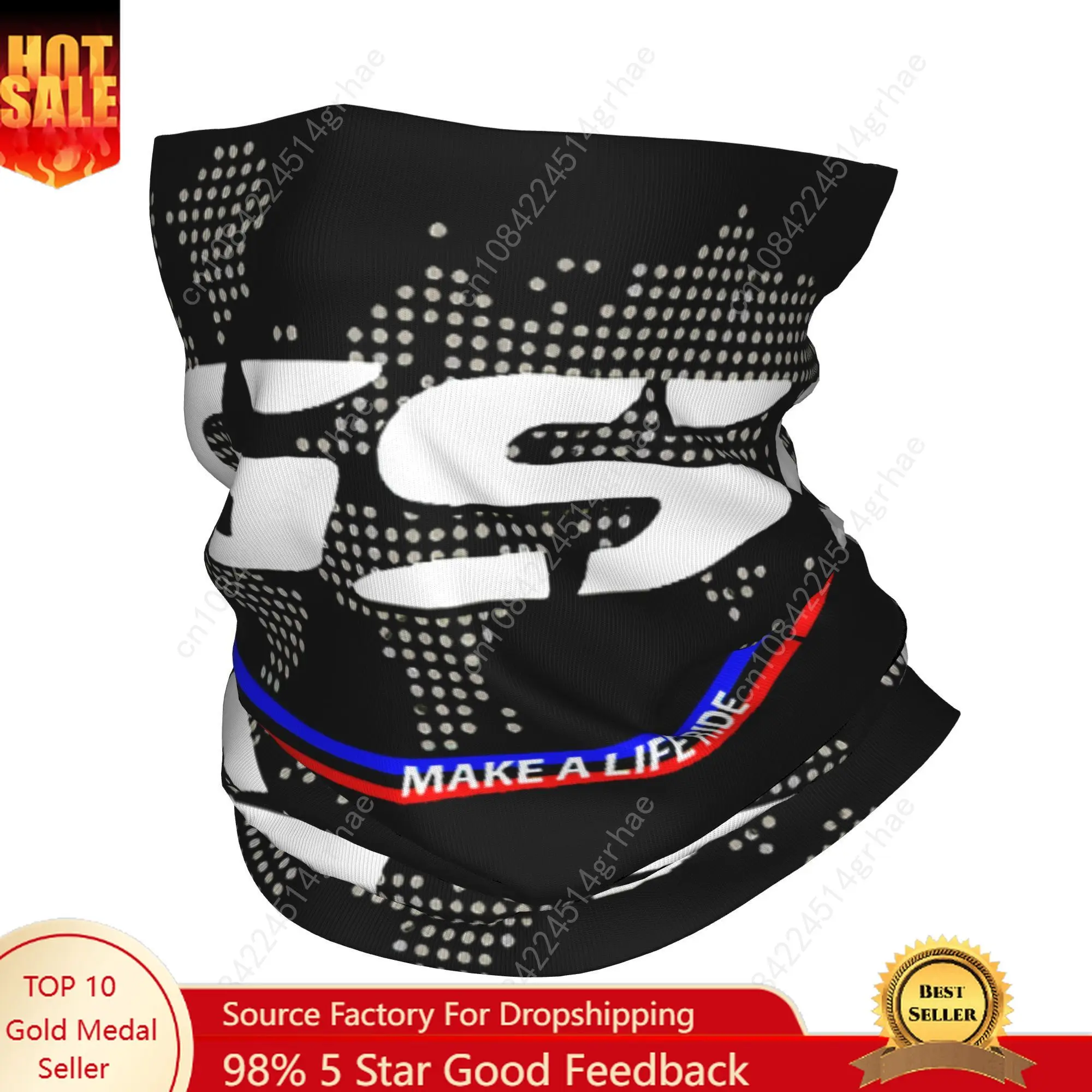 

Custom GS Bandana Neck Gaiter for Ski Hunting Men Women Wrap Scarf Balaclava Warmer