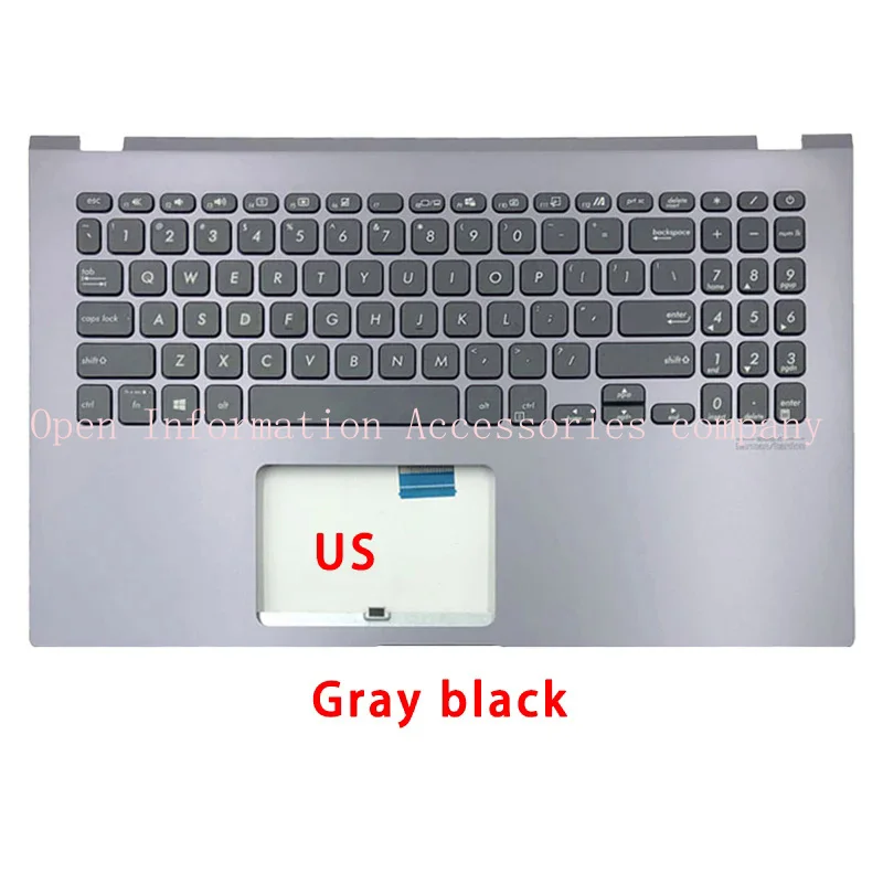 New For Asus X545 A545 F545 R545 X545FA X545FB X545FJ;Replacemen Laptop Accessories Palmrest/Keyboard