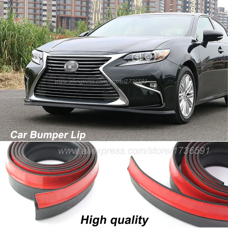 For Lexus IS250 IS300h IS350 ES300h GS300 GS400 GS430 Car Bumper Lip Body Kit Front Rear Skirt Spoiler Deflector Rubber Strip