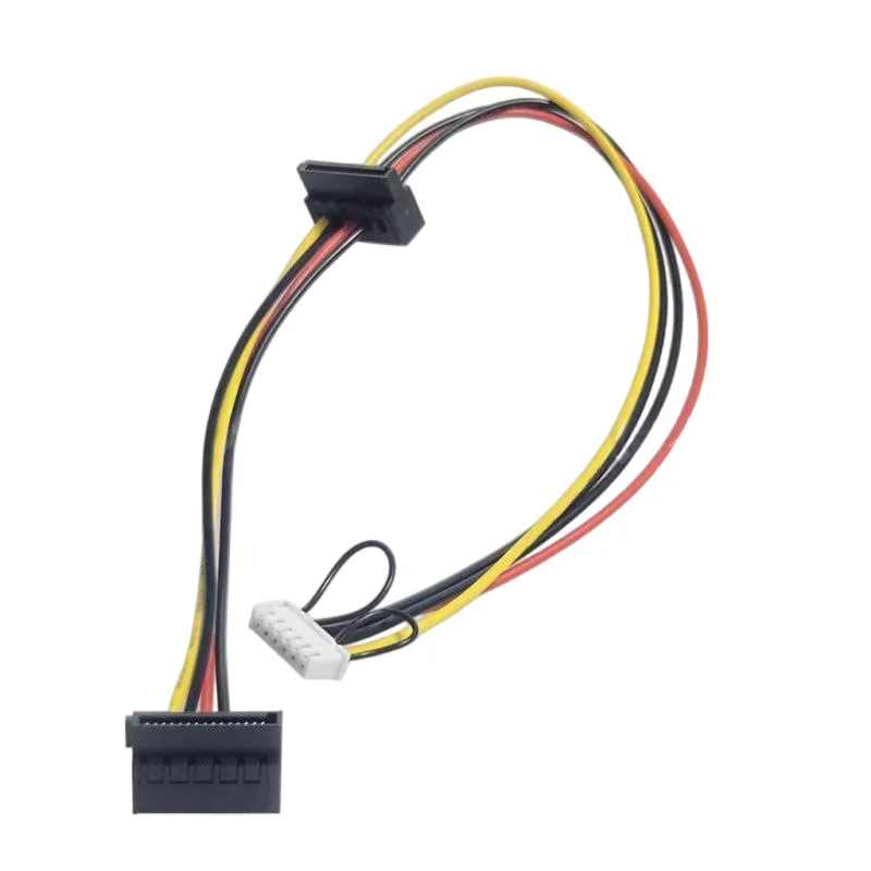 6Pin to 2 ports HDD SATA Power Socket Cable for Acer Computer Motherboard Nitro N50-610 Disco Duro ATX PSU Cord