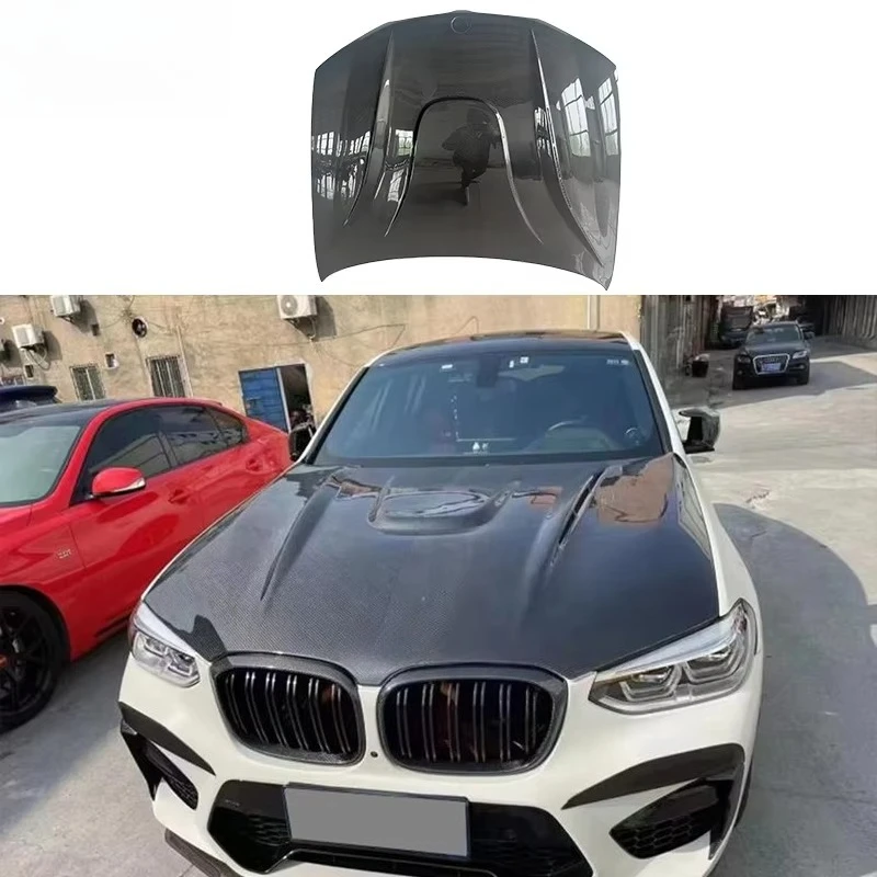 

X3 X4 X3M X4M HM Style Carbon Fiber Engine Bonnet Engine Hood for X3 G01 X4 G02 X3M F97 X4M F98