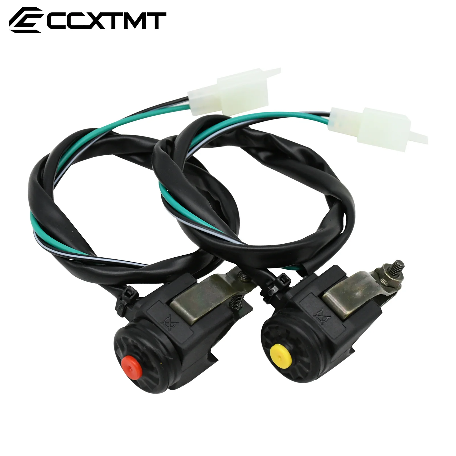 Motorcycle Start and Kill Switch NO/OFF Horn Button Commonly Open Electrical Converter For Yamaha KTM Honda Kawasaki ATV UTV Etc
