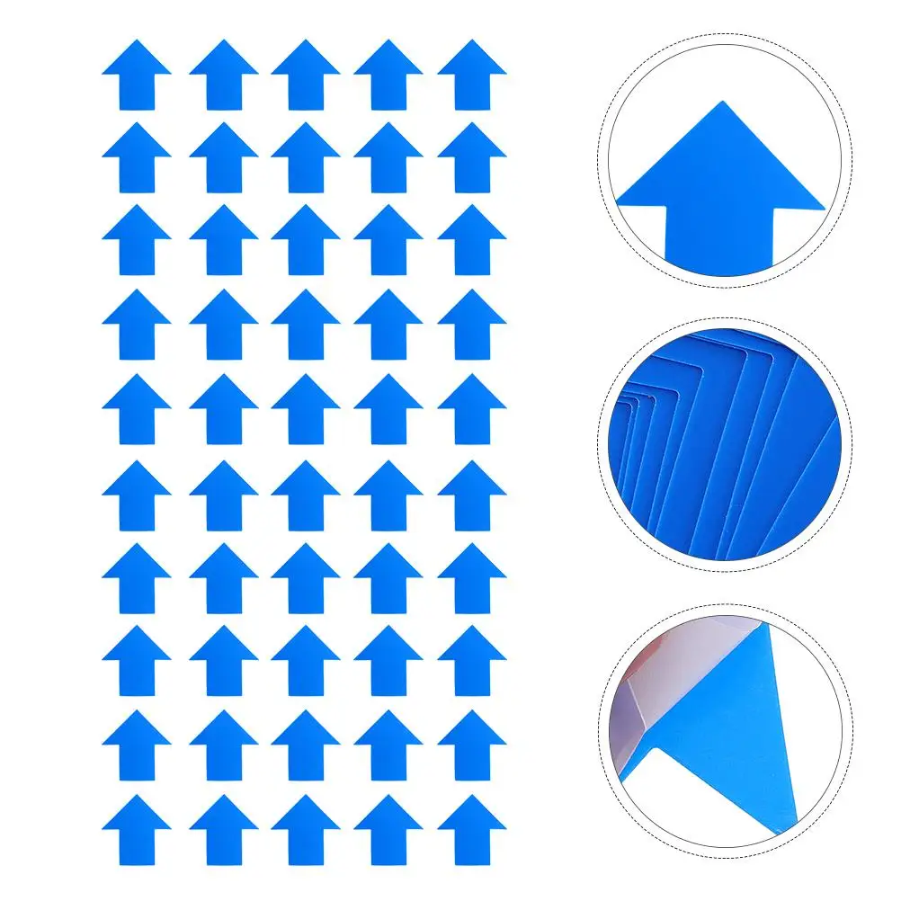 50 Pcs Decorate Warning Line Identification Stickers Copper Plate Self-adhesive