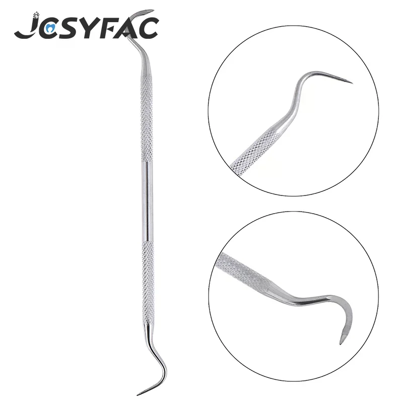 1PCS Double-ended Design Tooth Scaler Dentistry Instrument Dental Examine Teeth Cleaning Tool Dental Probe