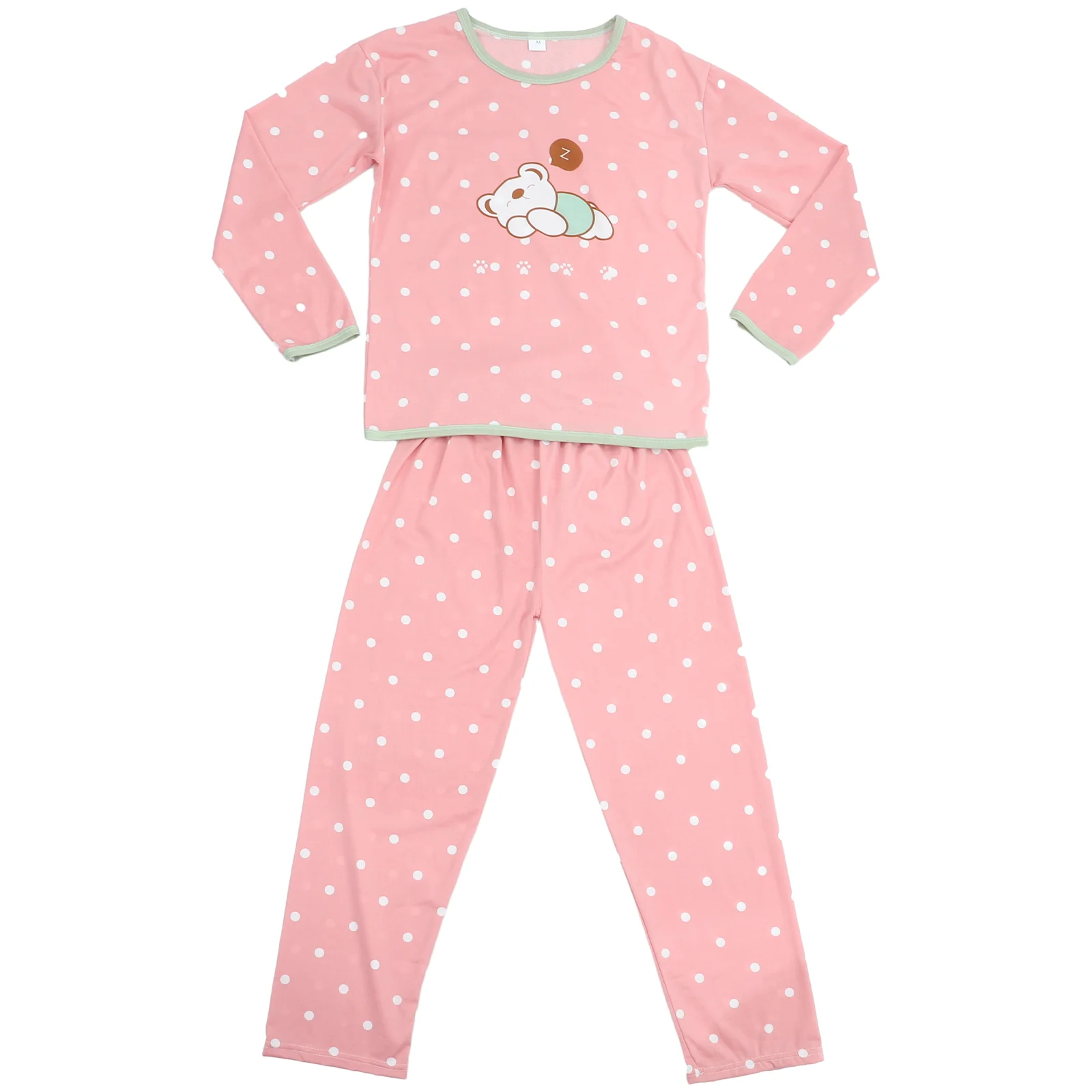 Sleeping Bear Pajamas Autumn for Women Girls Set Women's Cute Household Sleepwear Suit