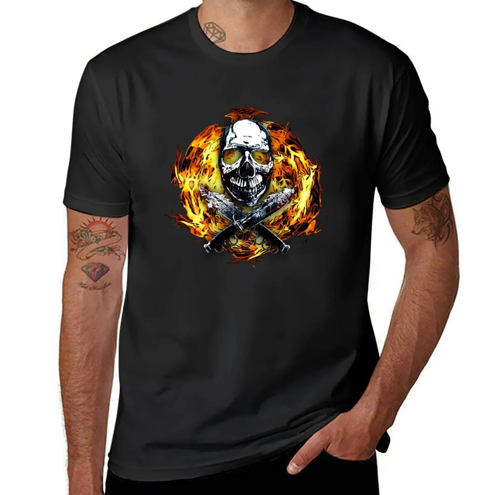 Laid to Rest Chromeskull T-Shirt plus sizes Short sleeve tee Blouse Aesthetic clothing Men's t-shirts