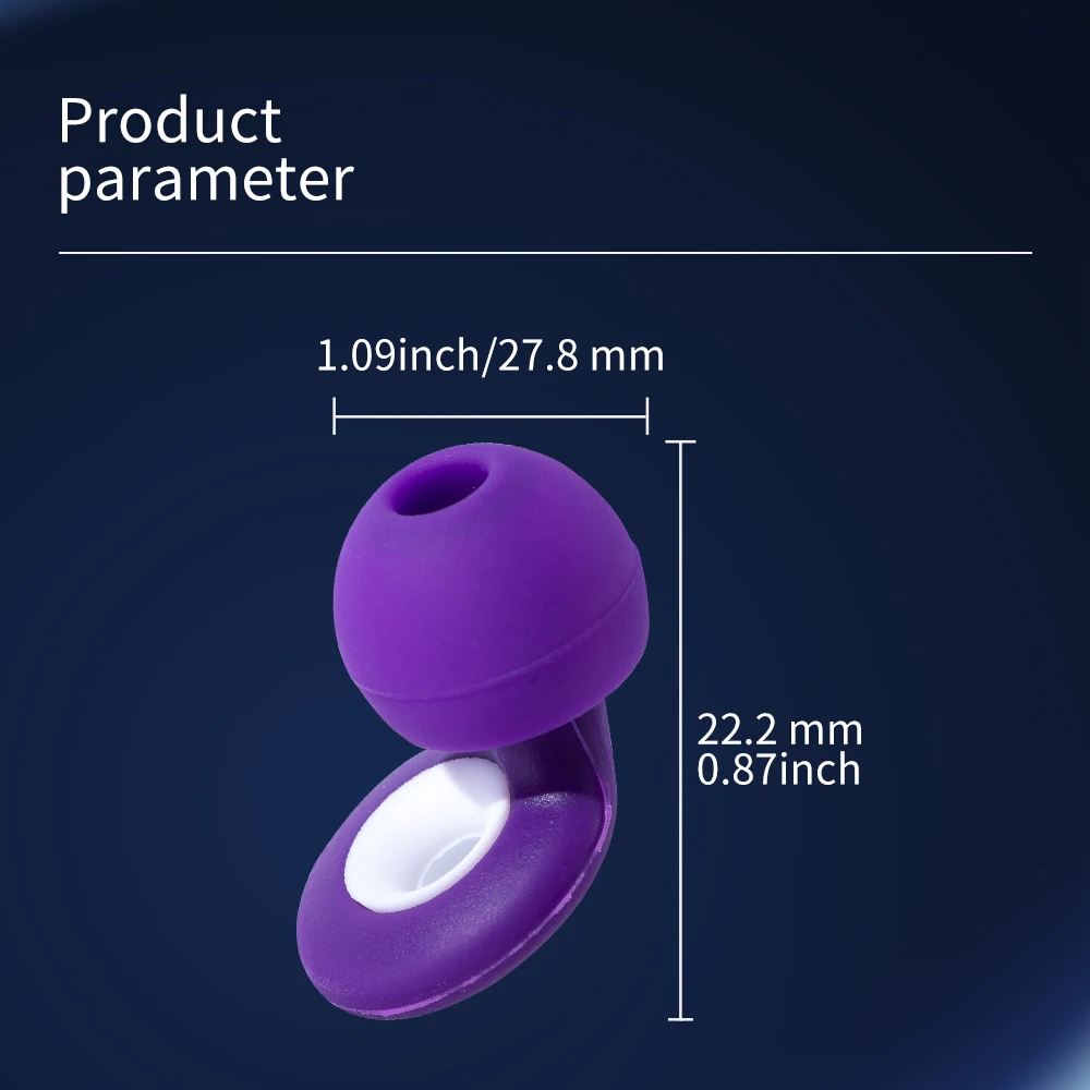 Wiederverwendbare Silikon-Ohrstöpsel – Geräuschunterdrückung, hochwertiger Gehörschutz zum Schlafen, Schwimmen, Reisen und Konzerte