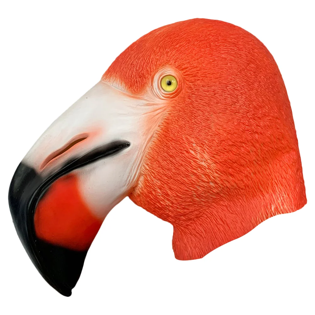 Flamingo Animal Full Head Party Cosplay Masquerade Halloween Bird Cover