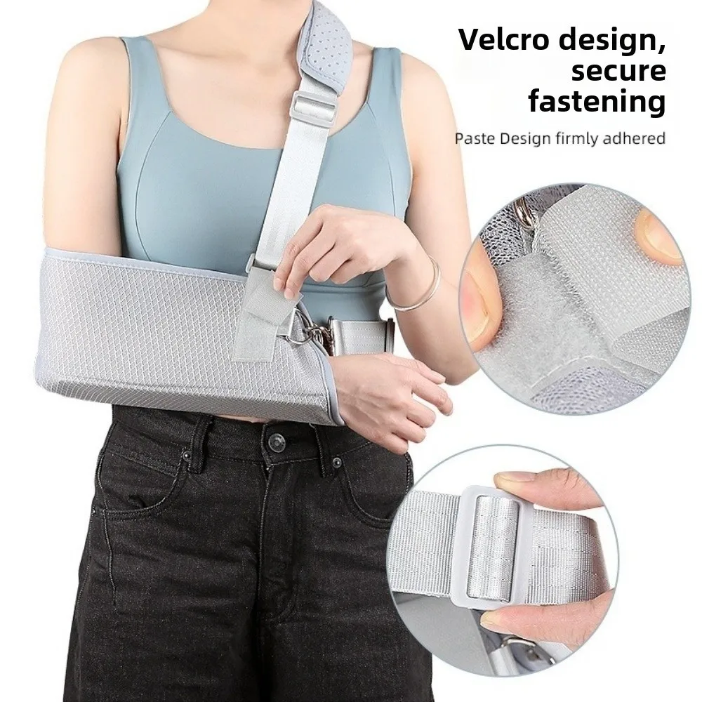 Adjustable Strap Arm Sling Brace Wrist Support Detachable Pallet Forearm Brace Flexible Breathable Wrist Fixed Protector Adult