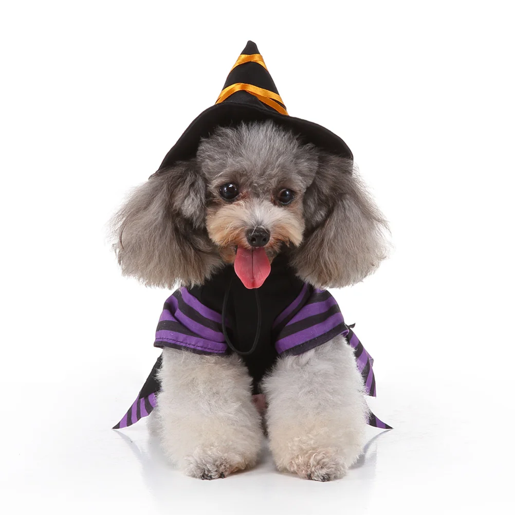 Halloween Funny Pet Costume Creative Witch Cosplay Clothes for Puppy Dog (Size S) dog clothes pet clothes