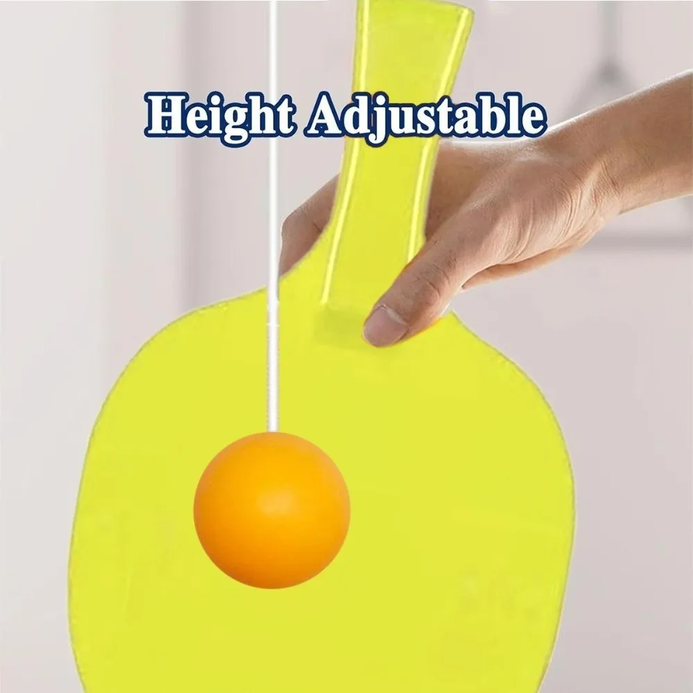 조절 가능한 도어 탁구 게임 세트 손과 눈의 협응력 향상 집중력 향상 어린이 탁구 트레이너