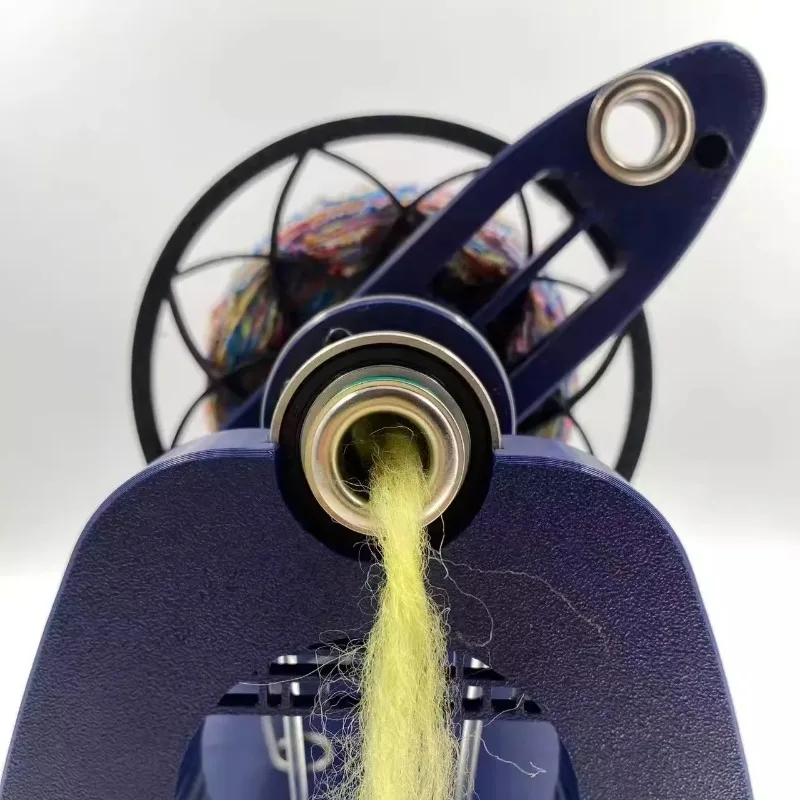 New Large Spinning Wheel Spinner for Plant Fibers & Pet Hair - Handspun Art Yarn Making Tool