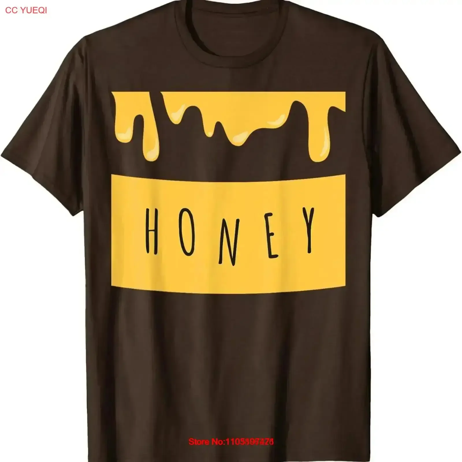 

Honeypot Jar of Honey Costume T Shirt for Halloween vintage Washed Breathable designer clothes Casual streetwear Versatile