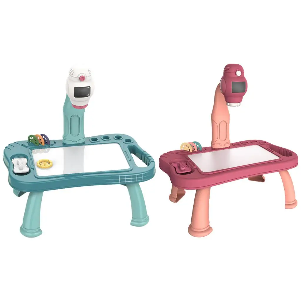 Projector Painting Set for Kids, Child Trace and Draw Projector Learn to Draw Playset,Graffiti Children Projection Drawing Board
