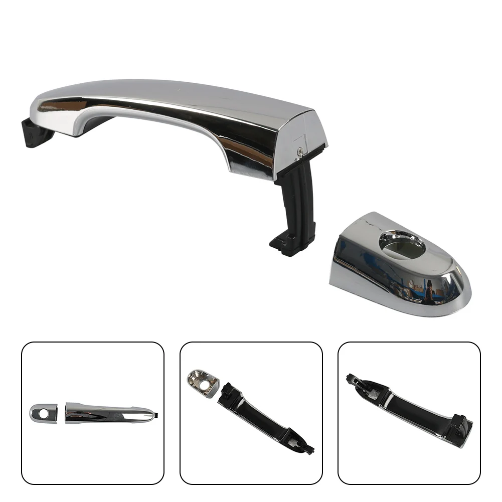 

For Kia Sorento 2011-2015 Chrome Front Left Side Door Handle Cover Catch Trim Car Bezel Molding Sticker Exterior Part