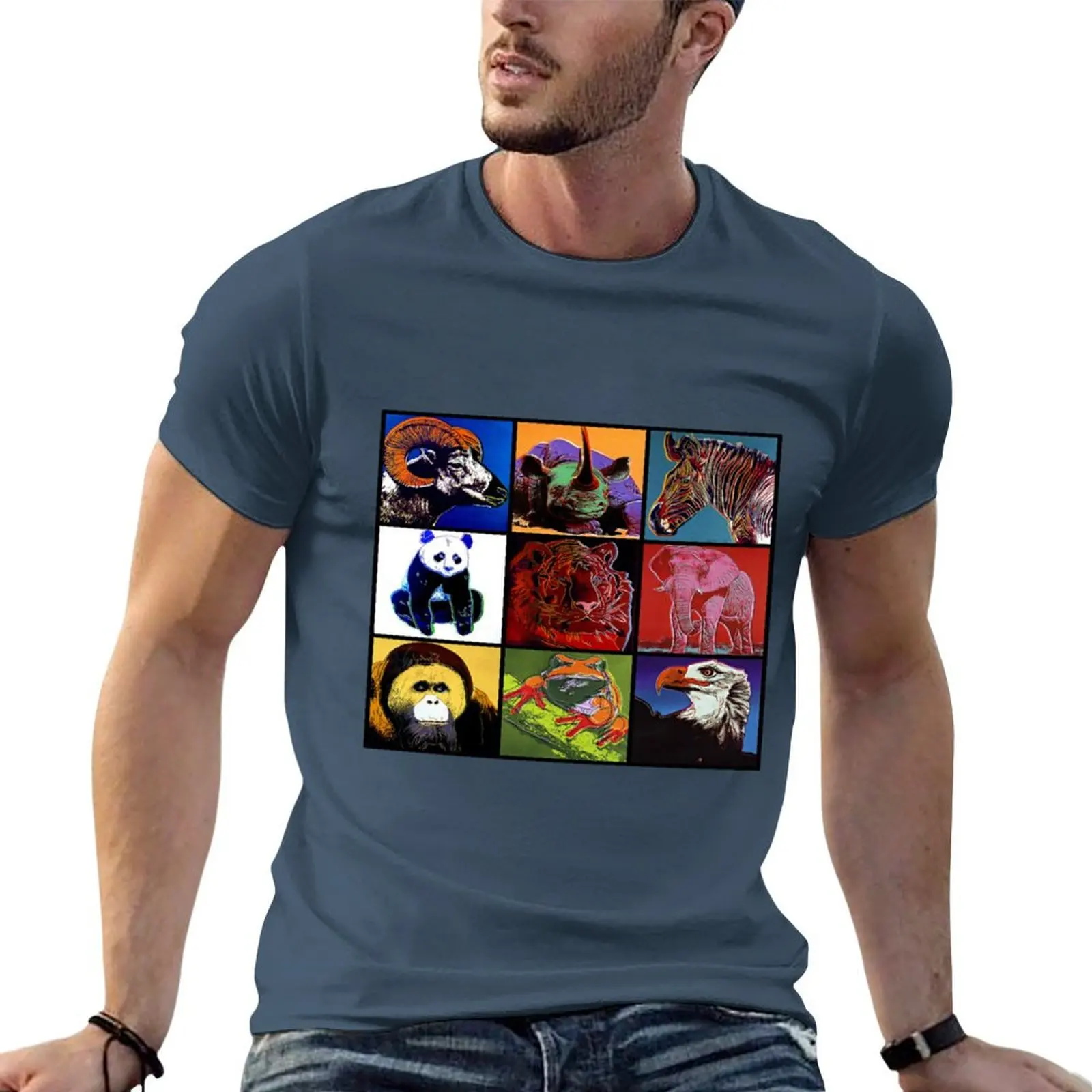 Aw Endangered animals from around the world. T-shirt sweat Blouse blanks sublime black t-shirts for men