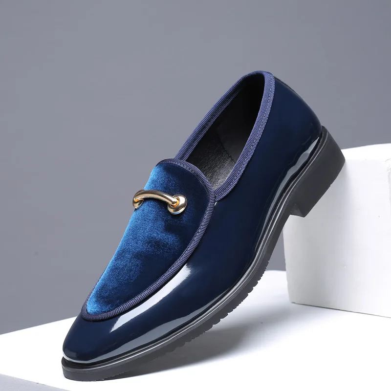 Party Shoes For Men Coiffeur Dress Shoes Men Formal Designer Wedding Shoes Men Elegant Italian Brand Sepatu Slip On Pria Ayakkab