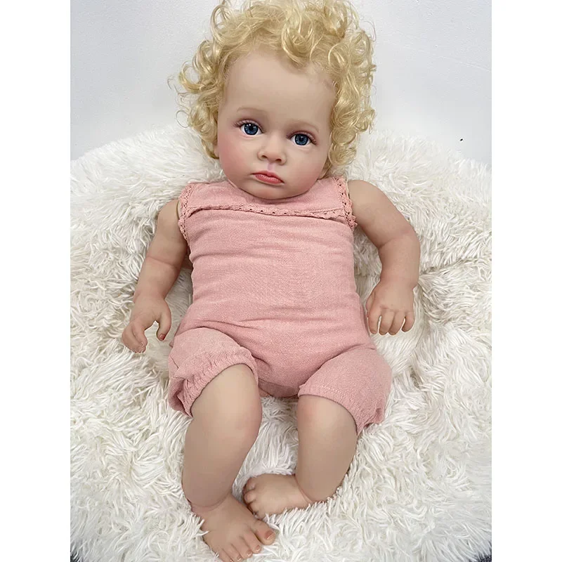 

60cm Reborn Doll Newborn Tutti Lifelike Soft Touch Cuddly Body Doll Handmade with Genesis Paint Visible Veins Multiple