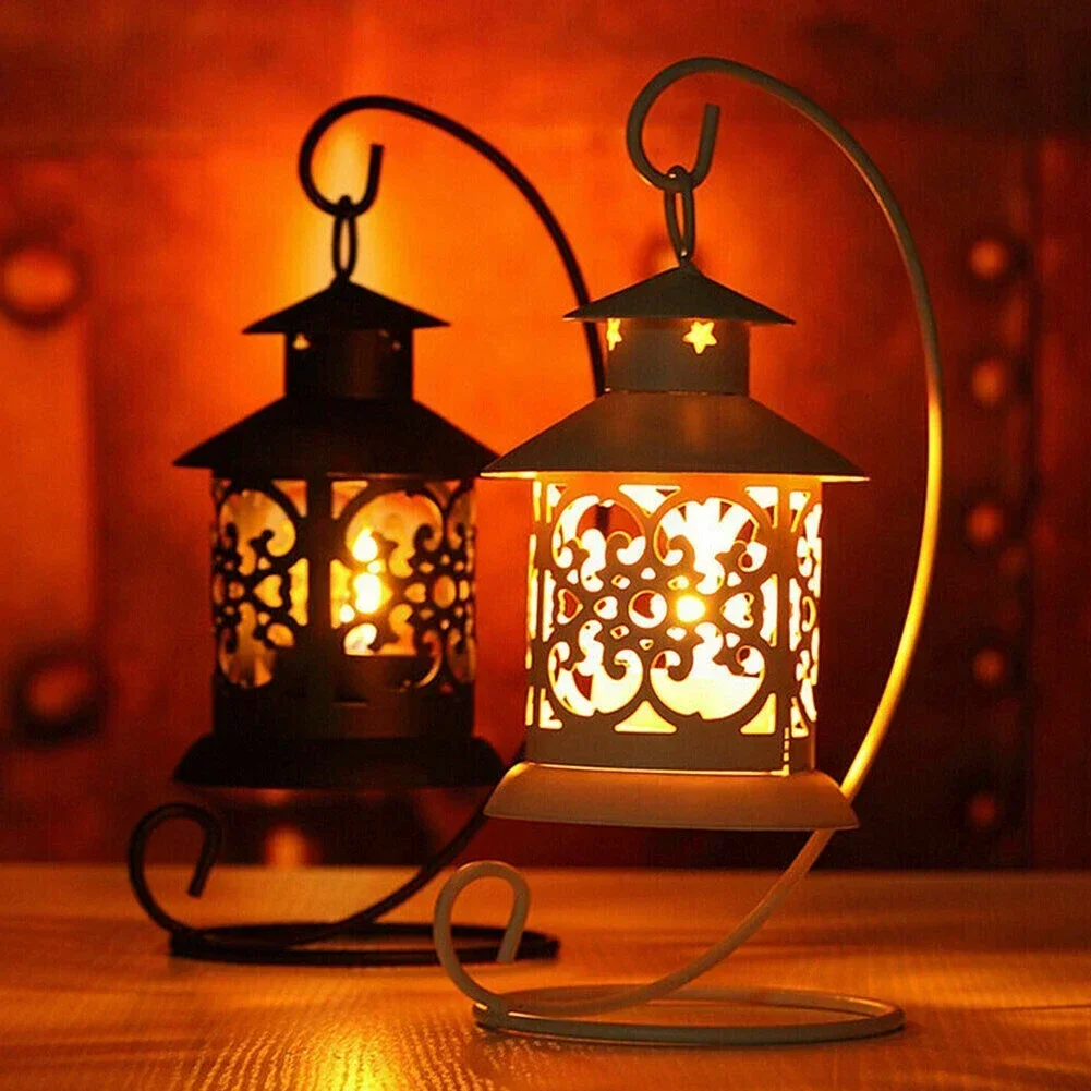 5/10 قطعة ديكور المنزل الحلي حامل حامل الحديد حامل النبات المشهد الصغير معلقة الداعم لغرفة النوم ديكور حديقة حلية #2