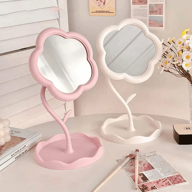 Desktop Sunflower Makeup Mirror Creative Dormitory Desktop High Value Bedroom Mirror Home Decoration Mirror 2 Sizes