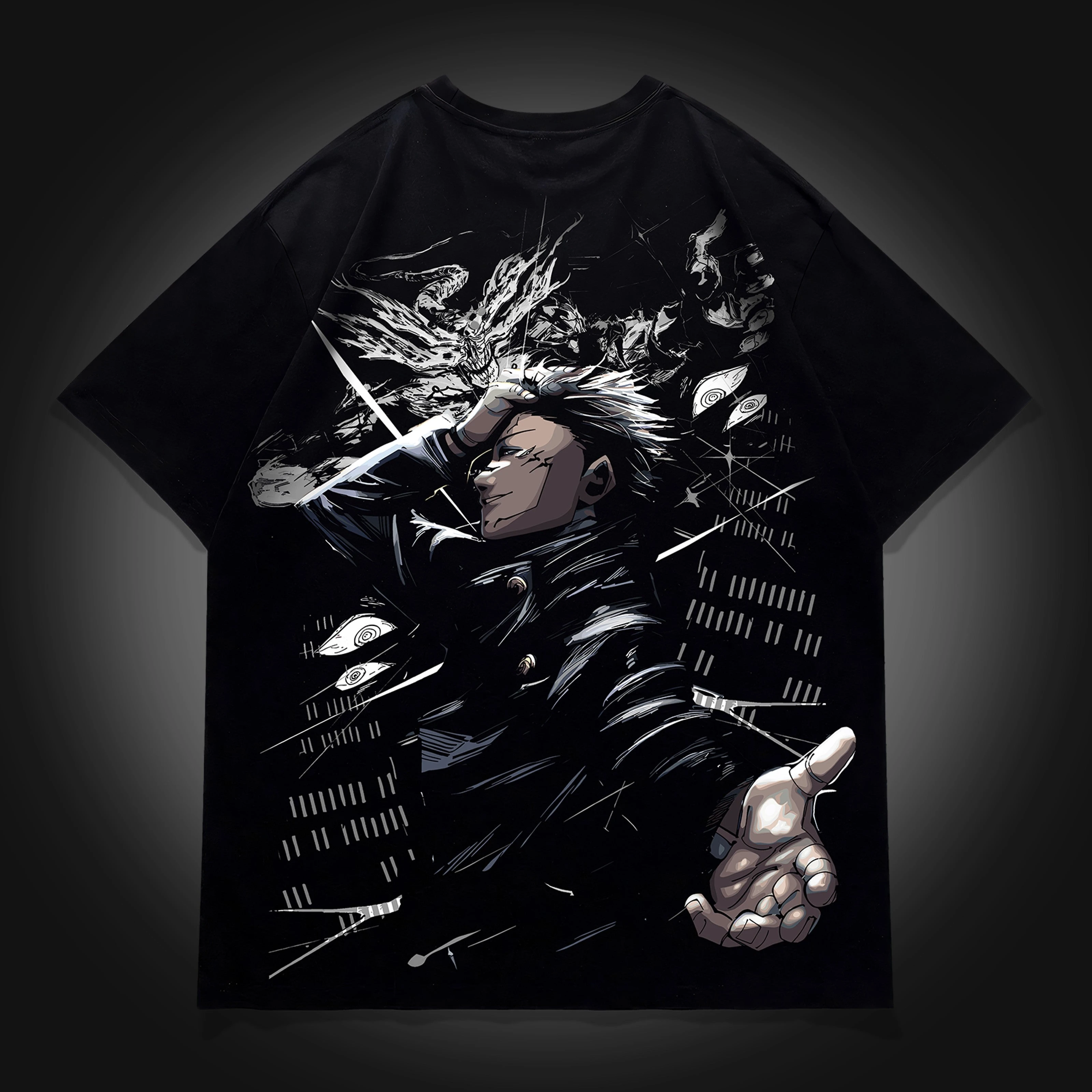2026 Summer Jujutsu Kaisen Retro Cosplay T-shirt Men's Super Casual Cotton Printed Short-sleeved Unisex Children's Sports Shirt