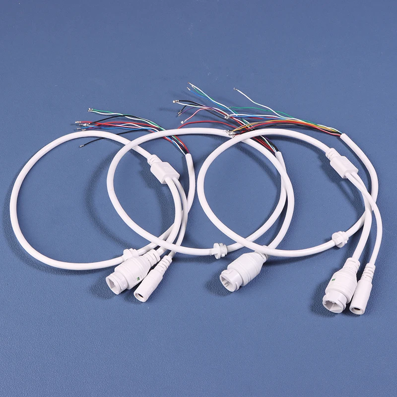 كاميرا شبكة مراقبة PCB وحدة فيديو الطاقة 9-Core 1/2 رئيس 11-Core 2 رؤساء كابل مع موصلات RJ45 كابل مقاوم للماء