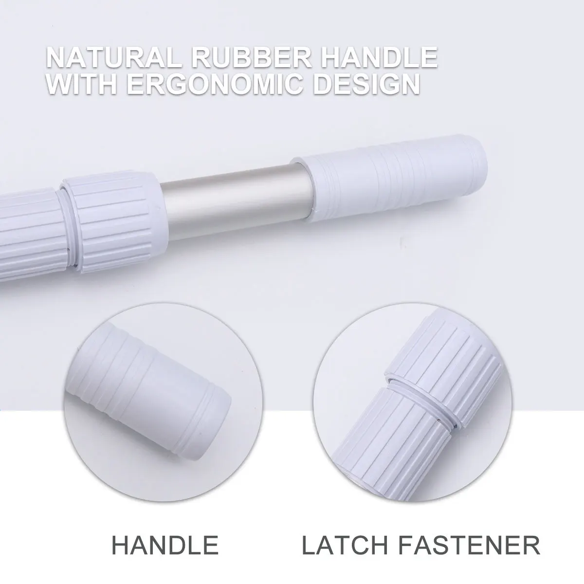 عمود تنظيف سميك من الألومنيوم أداة حمام سباحة مرنة لصيانة خزان الأسماك في بركة السباحة #2