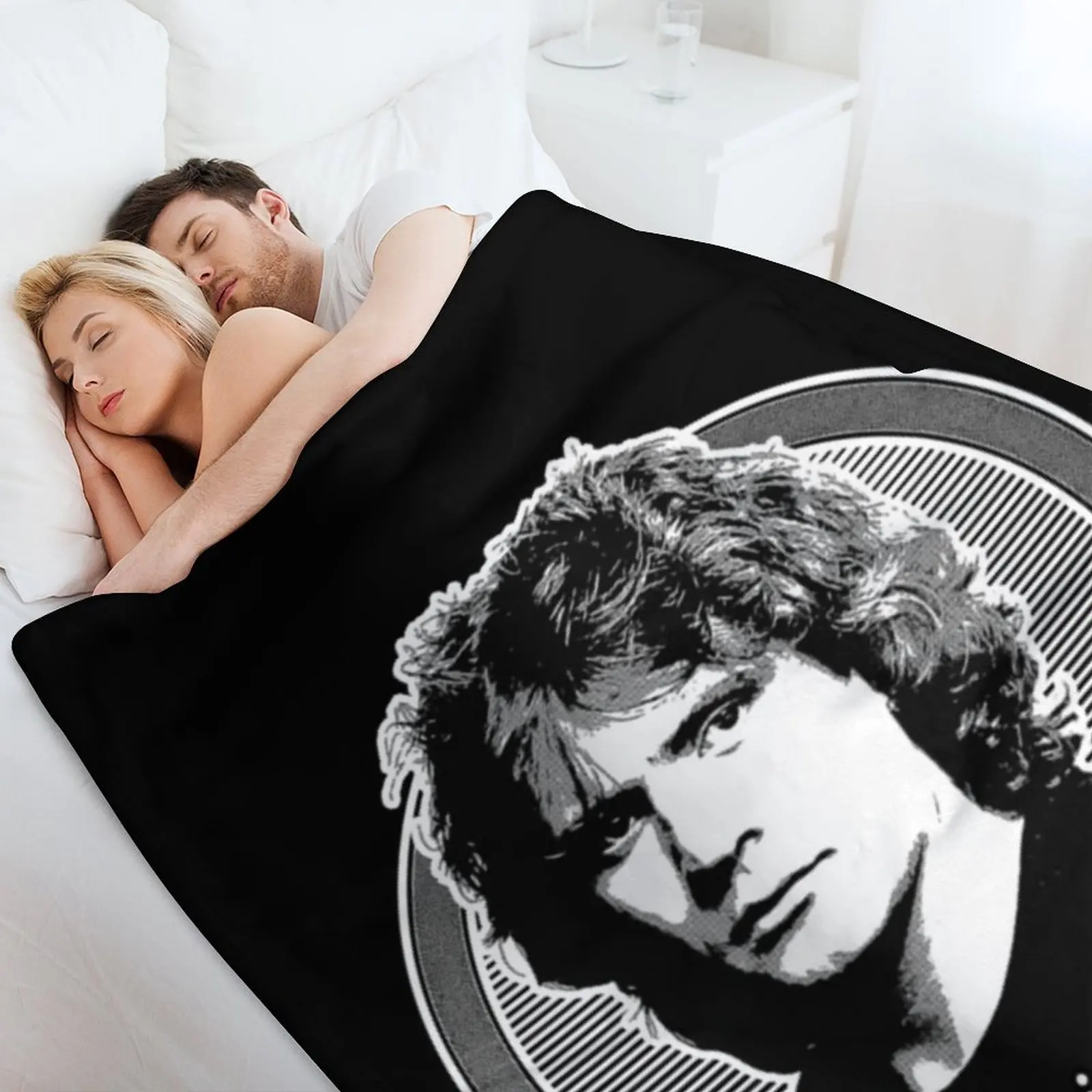 دانيال بالافواين رمي بطانية لينة كبيرة الزخرفية رمي الفانيلا النسيج منقوشة البطانيات #4