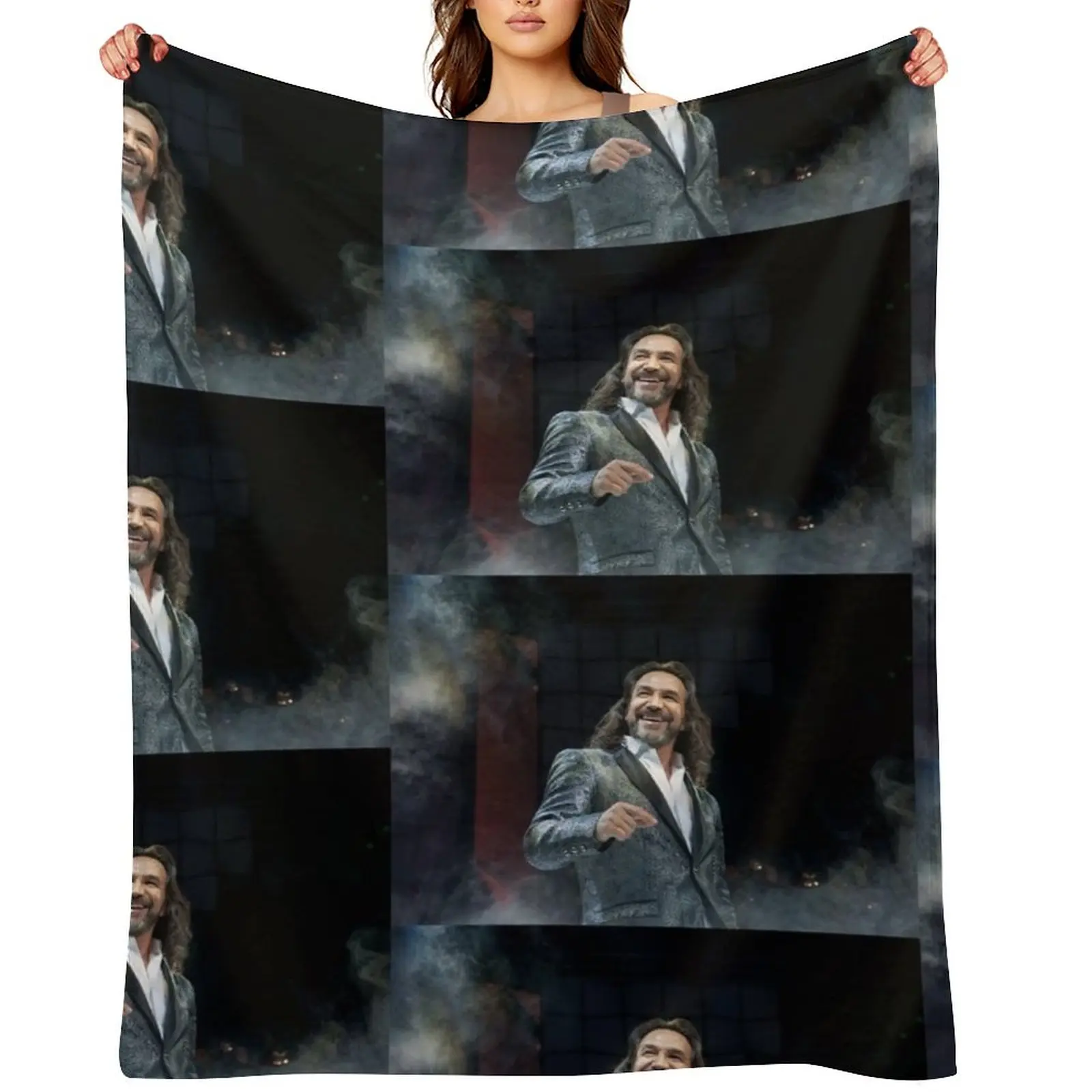 

pra1 Marco Antonio tiwi Solis norma tour 2019 Throw Blanket Luxury Brand Hairys funny gift Plaid Blankets