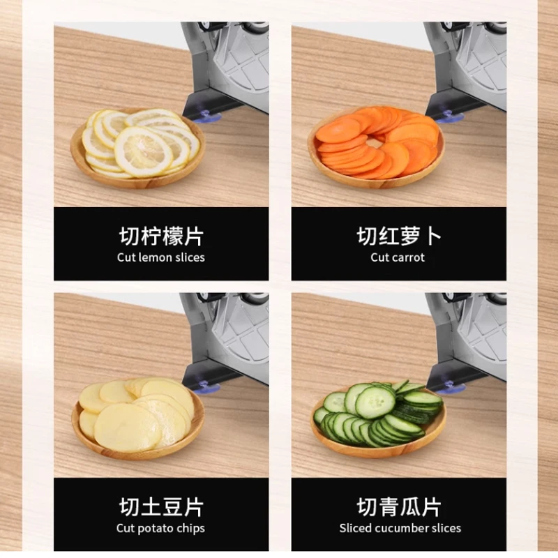 Manual Stainless Steel Fruit Vegetable Slicer Cheese Potato Fruit Carrot Lemon Vegetables Slicer Kitchen Cabbage Sausage Slicer