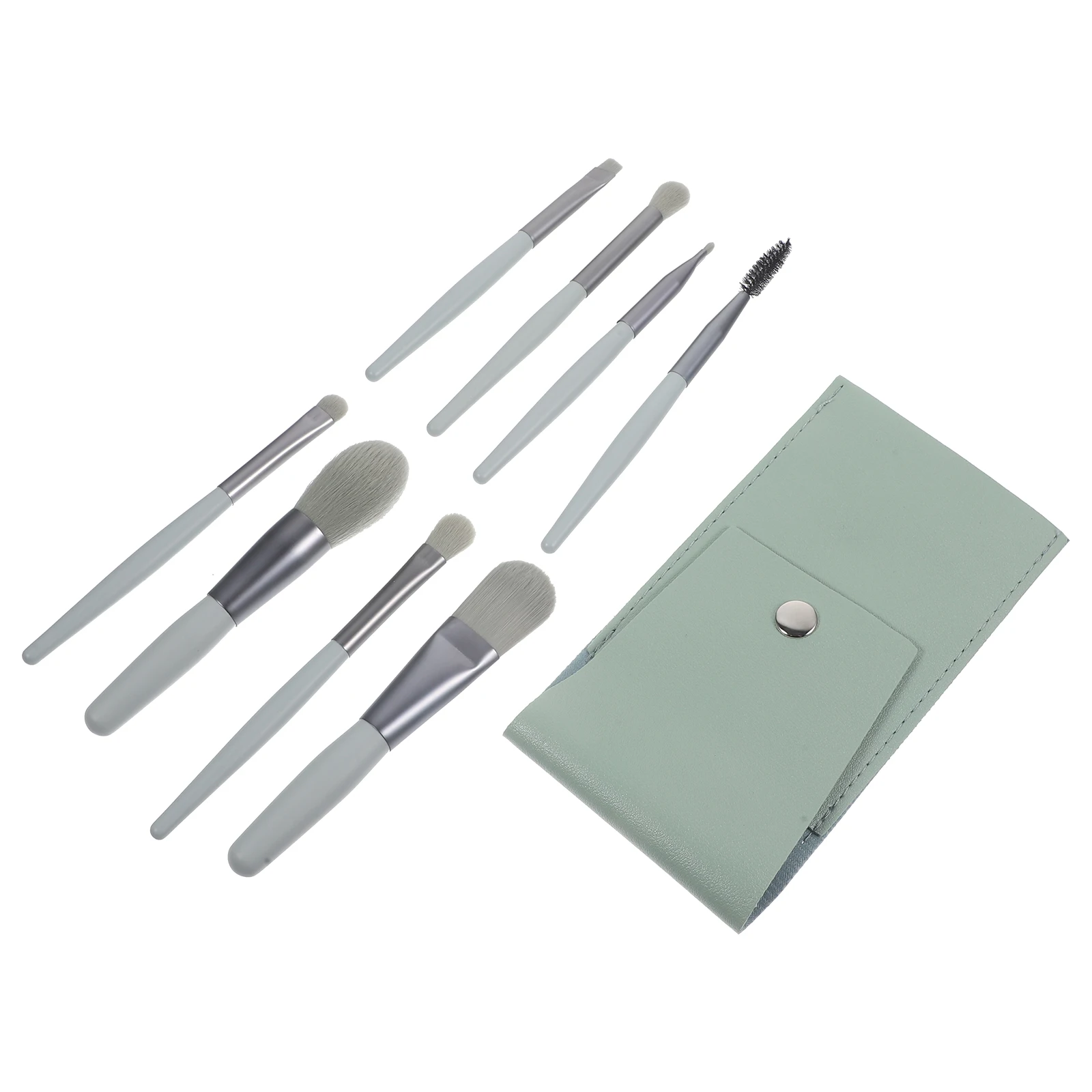 1 set 1 Set Soft Makeup Brush Kit Women, Portable Eye Face Tools, Blending Powder Blusher Applicator, Long Handle