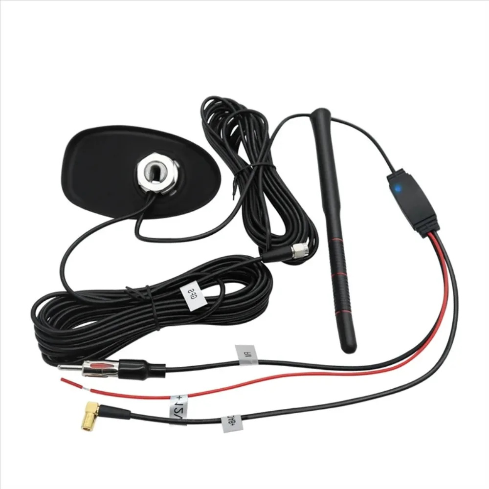 

Universal Car Antenna GPS+DAB+FM 3-In-1 Multi-Function Combination Active Radio Amplifier Antenna With Gain
