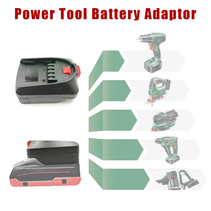 

Adapter Converter for Metabo 18V Li-ion Battery Convert To for Bosch 18V PBA Li-ion Battery for Bosch Green Power Tools Use