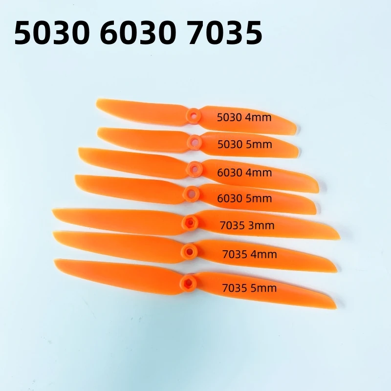 

5PCS/Lot Gemfan 5030 6030 7035 5inch 6inch 7inch ABS Hard Driven Orange Propeller for Fixed Wing Propeller For RC Airplane